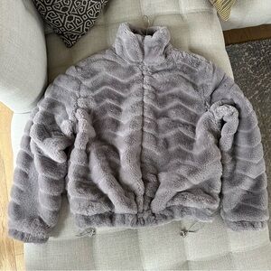 Zelle faux fur coat